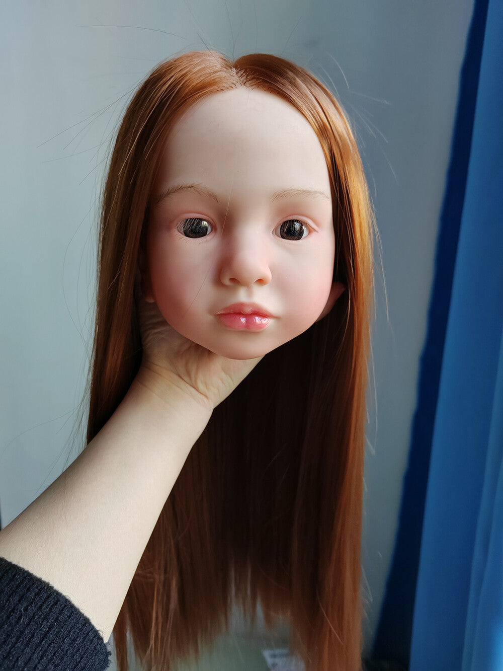 40inch Toddler Girl Reborn Dolls Aloenka Painted Kit Rooted Hair With Cloth Body
