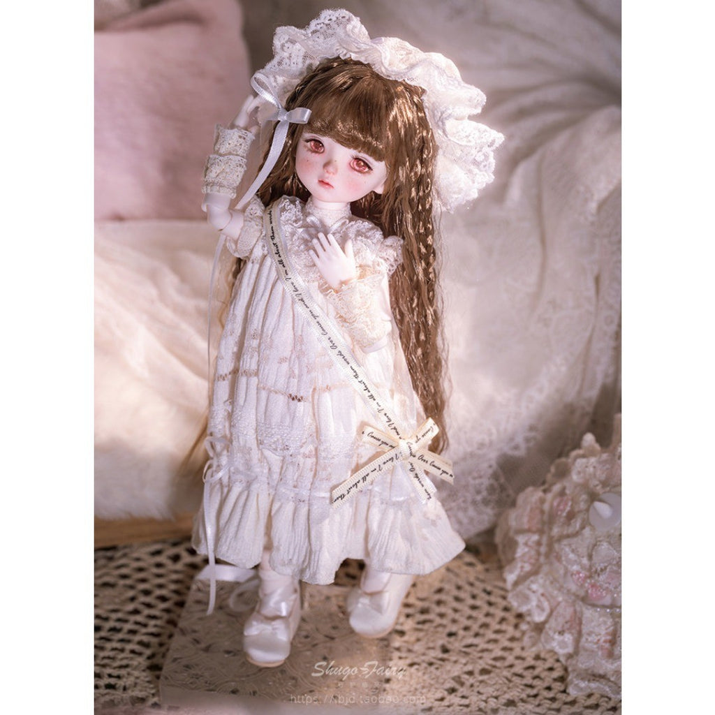 Full Set 1/6 BJD Doll Joint Resin Facial Makeup Bare Retro Cute Style Girl Gifts