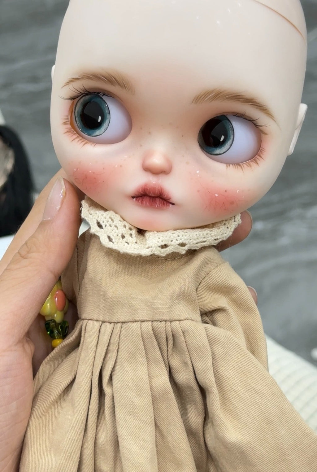 Full Set 1/6 Blythe Doll with Handmade Outfits + Wig OB24/OB22BJD Doll DIY Toys