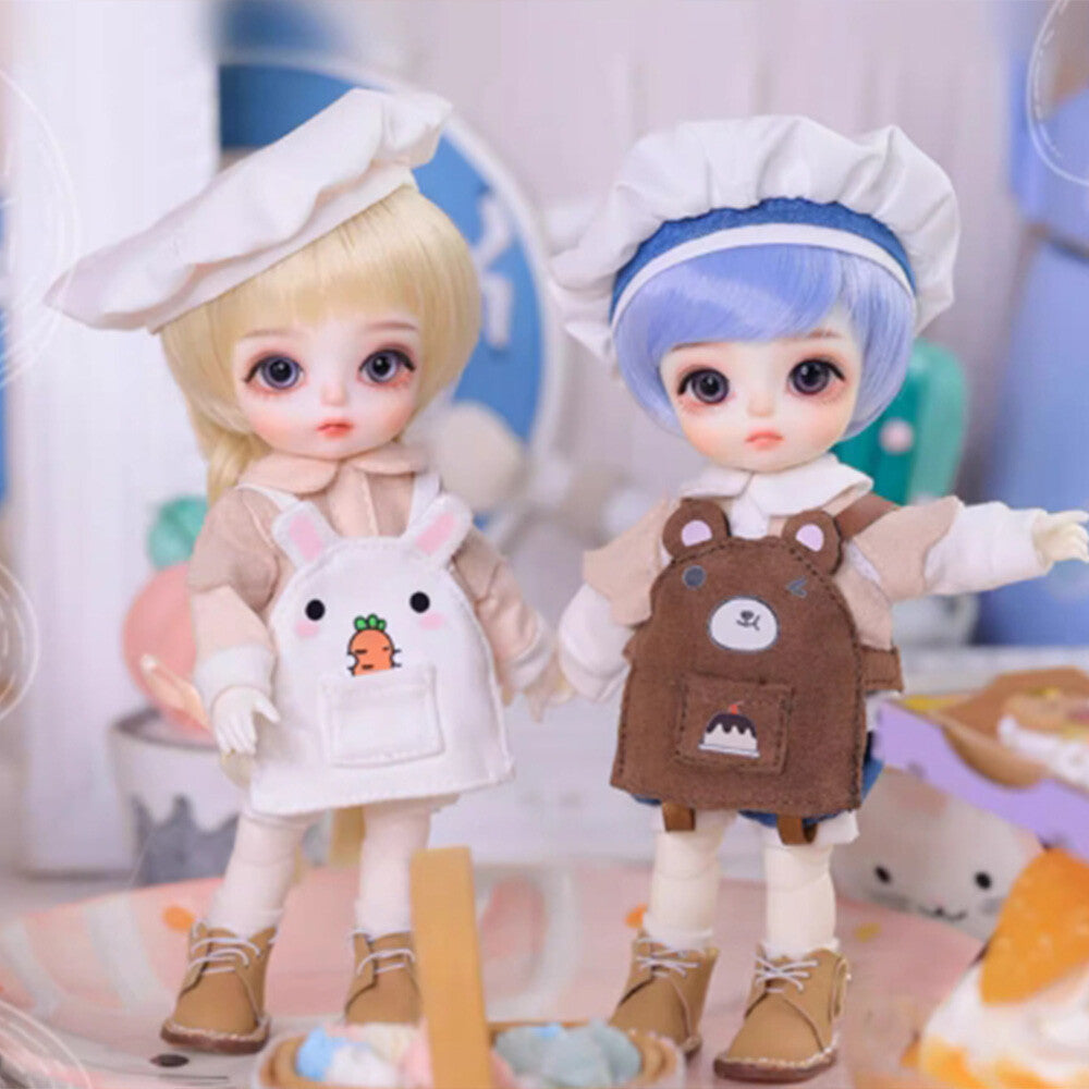 1/8 BJD Doll Ball Joint Doll Resin Cook Rubele Girl Bare Doll Handmade Gifts Toy