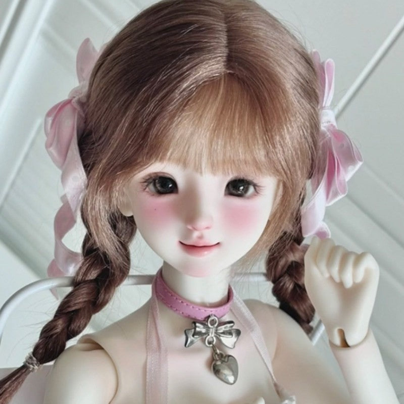 Resin 1/4 BJD Doll SD Jointed Nude Female Doll Eyes Face Makeup Lovely Girl Gift