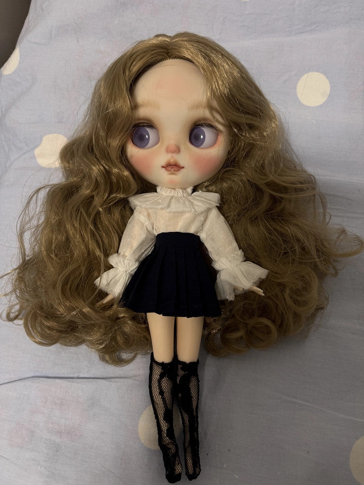 1/6 BJD doll ob22 ob24 For Blythe Doll Long Sleeve Shirt Skirt Stockings Clothes