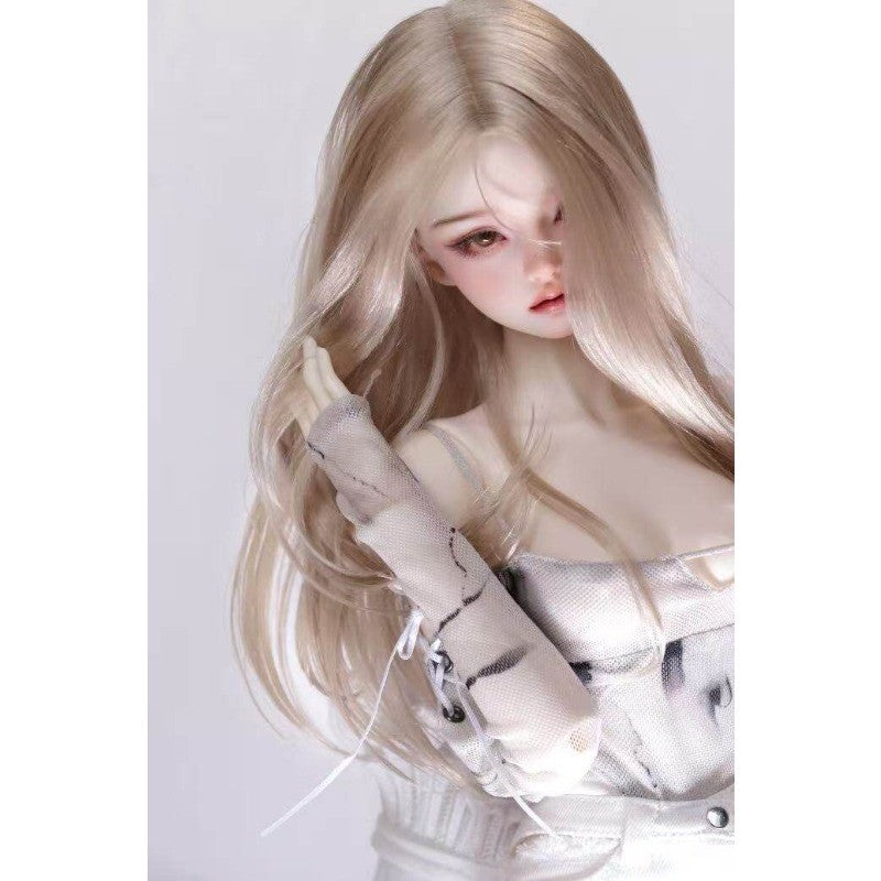 Resin 1/3 BJD Doll Joints Bare Doll Exquisite Girl Big Eyes Face Makeup DIY Gift
