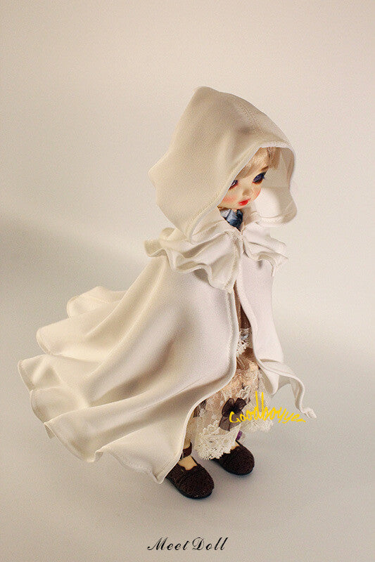 Custom Blythe 1/6 1/4 1/3 Uncle ID BJD Clothes Retro Shawl Cloak Cape Aluminum Wires