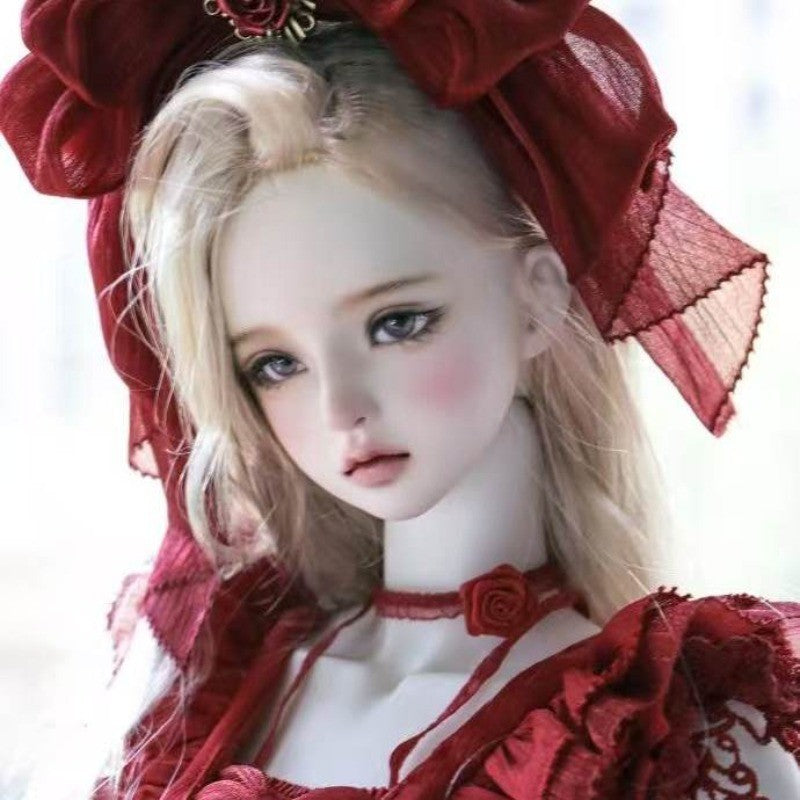 Handmade Resin Ball Jointed 1/3 Nude BJD Doll Eyes Face Makeup Delicate Girl Toy