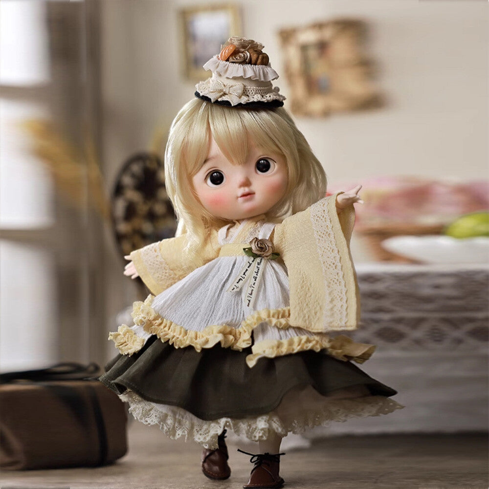1/6 BJD Doll Ball Joint Doll Full Set Doll Kimono Girl Cake Dress Holiday Gift