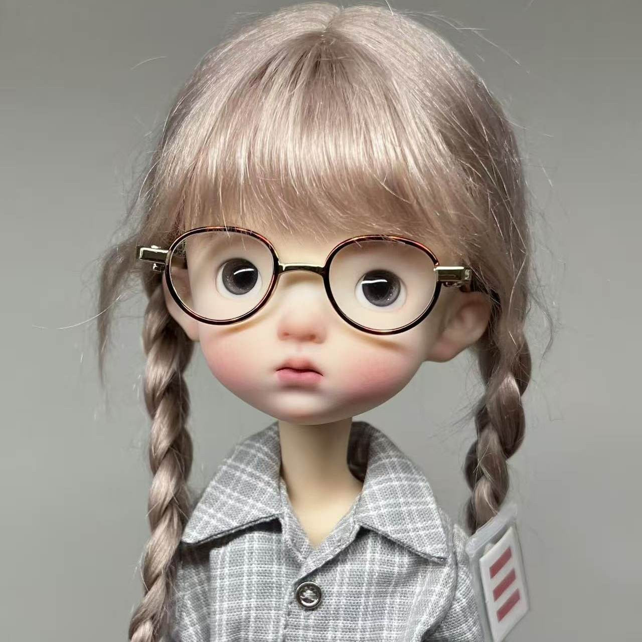 New Cute Girl 1/6 BJD Doll Face Makeup Eyes Ball Jointed Resin DIY Collect Gifts