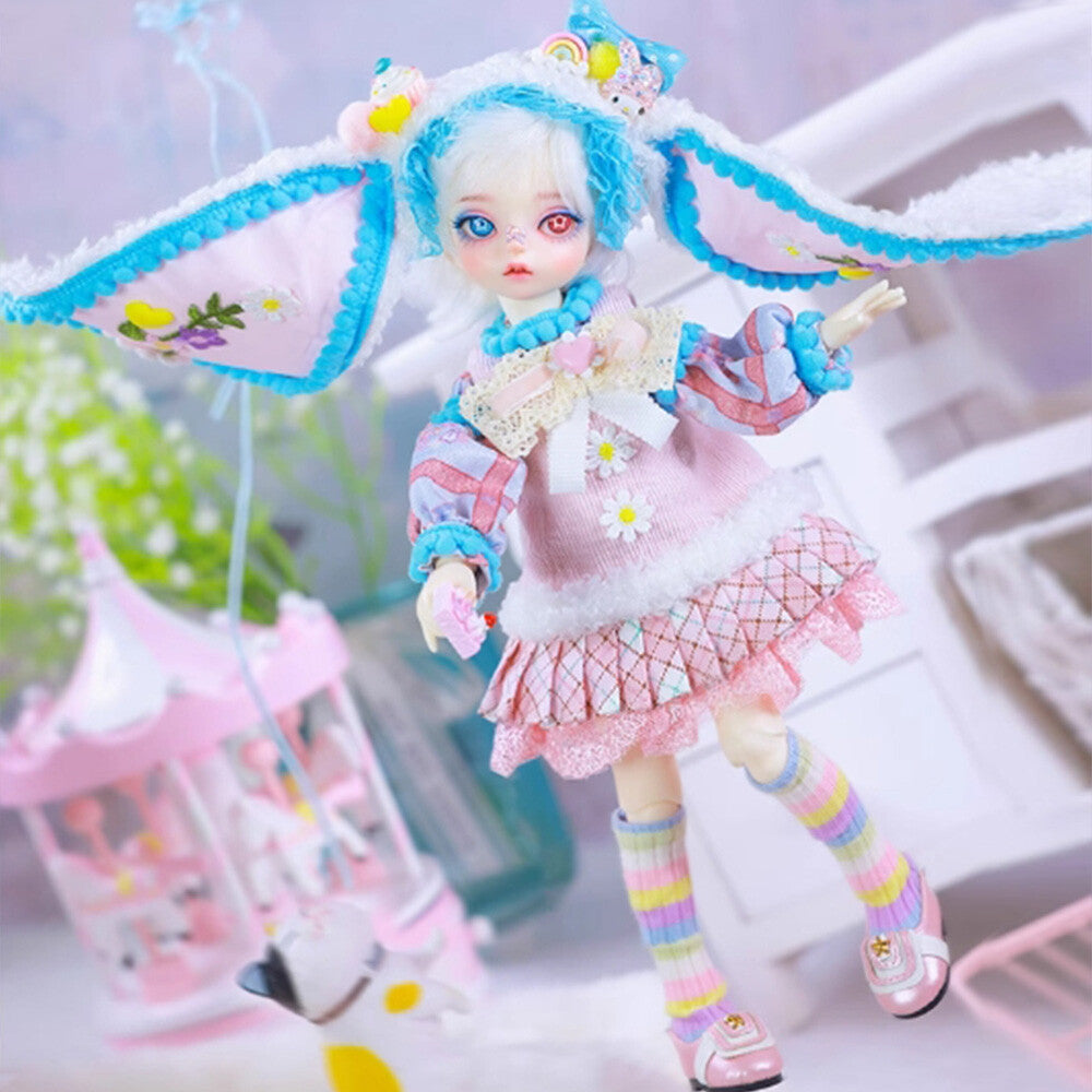1/6 BJD Doll Ball SD Joint Doll Big Ears Girl Binny Bare Doll Handmade Gifts Toy