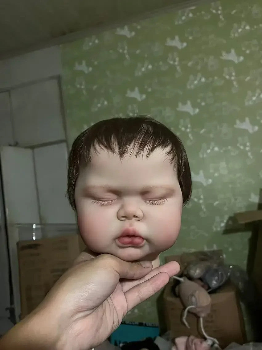 Custom Artist Painted Reborn Baby Pickle 24Inch Reborn Baby Doll Toddler With Hand-Rooted Hair Cloth Body Boy Girl-