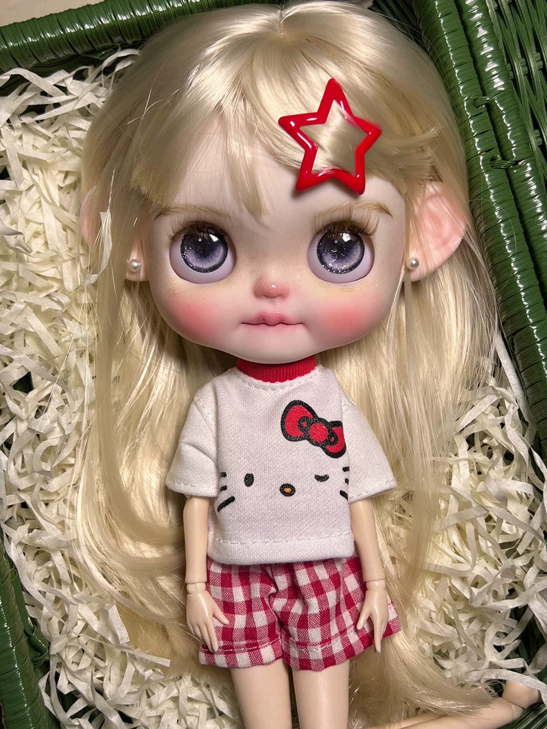 Handmade Blythe Doll Custom With Outfits Wig Hair 1/6 BJD Dolls Girls Kids Gift