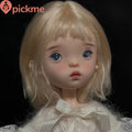 BJD 1/6 Doll SD Jointed with Face Makeup Big Eyes Resin Girl Handmade Brand New