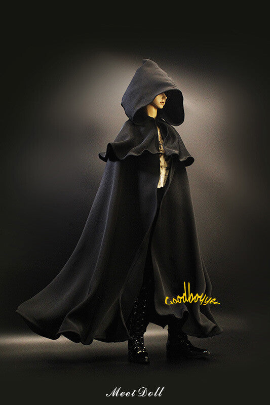 Custom Blythe 1/6 1/4 1/3 Uncle ID BJD Clothes Retro Shawl Cloak Cape Aluminum Wires