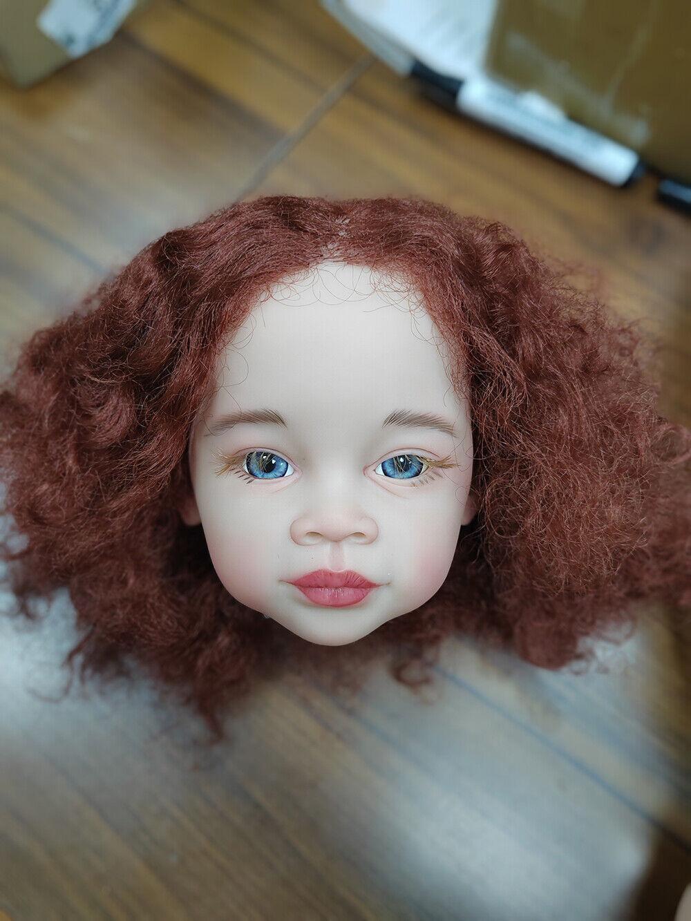 Custom Made 32in Unassembled Reborn Baby Doll Handmade Toddler Girl Kit with Soft Cloth Body