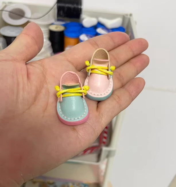 Full Set Landoudou BJD Doll 1/6 Girl Face Makeup Wig Clothes Dress Hat Bag Shoes