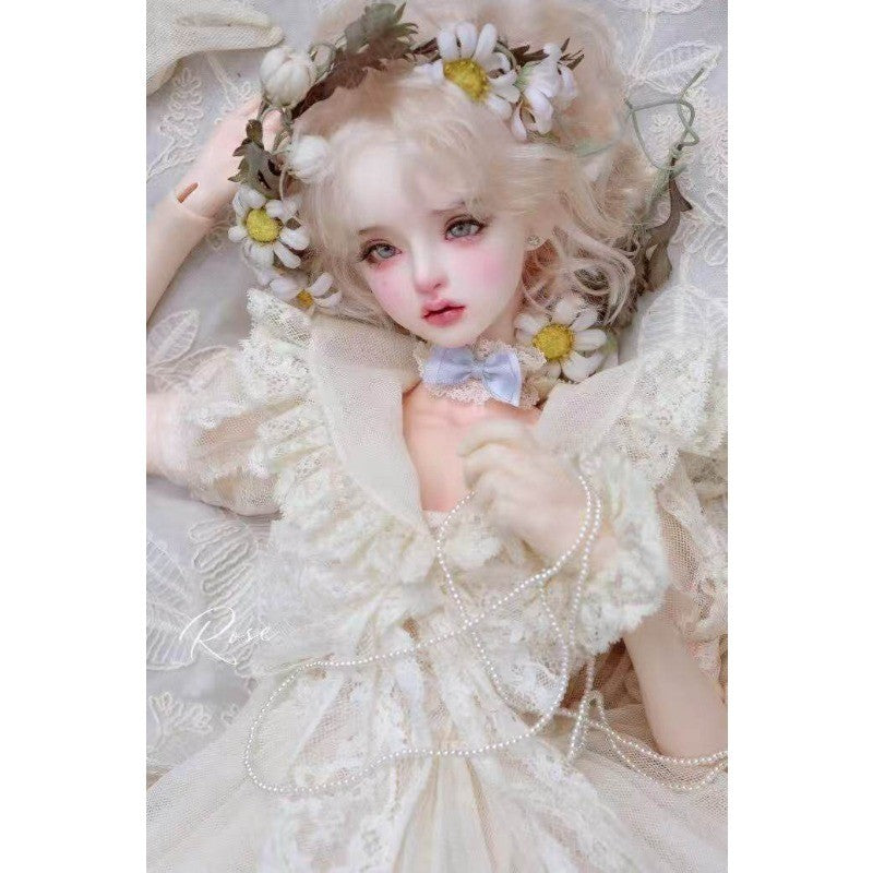Rose Girl 1/3 BJD Doll Resin Bare Ball Jointed Doll + Eyes + Face Makeup GIFT
