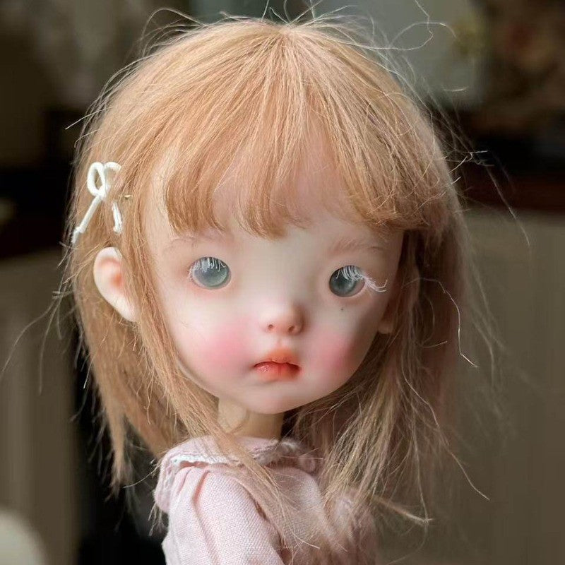 Resin 1/6 Full set BJD Doll Landoudou Girl Joint Body with Eyes Face Makeup Gift