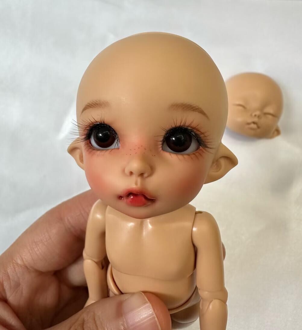 1/8 BJD Doll SD Girl FL Pukifee Ante Face Make UP+Free Eyes Light Tan Skin Gifts