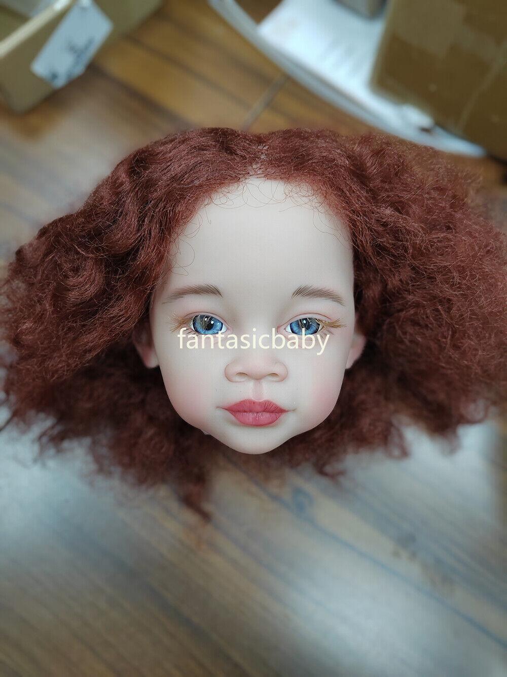 Custom Made 32in Unassembled Reborn Baby Doll Handmade Toddler Girl Kit with Soft Cloth Body