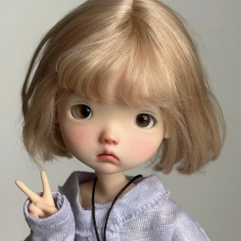 Custom Nude 1/6 BJD SD Doll Jointed Doll Face Makeup Eyes Resin Lovely Girl Gift