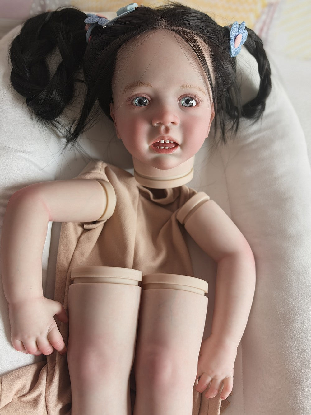 Custom Made Artist Genesis Painted 28“ Reborn Winnie Toddler Doll Kit Handmade Rooted Hair Girl Toy Gift-