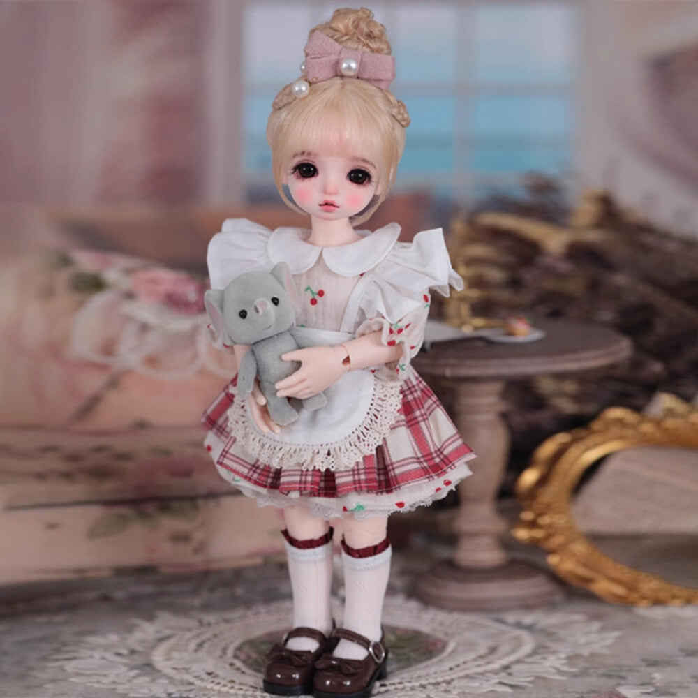 1/6 BJD Doll Ball Face Makeup Elvira Delicate Cute Girl Toy Joint Resin Gifts