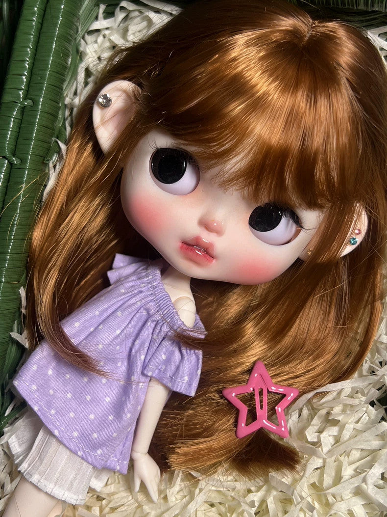 Handmade Blythe Doll Custom With Outfits Wig Hair 1/6 BJD Dolls Girls Toys Gift