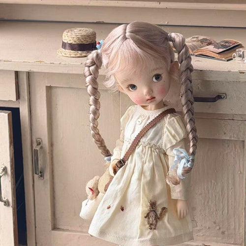 1/6 BJD Doll Resin Joint Bare Doll Eyes Face Makeup Full Set Landoudou Girl Gift