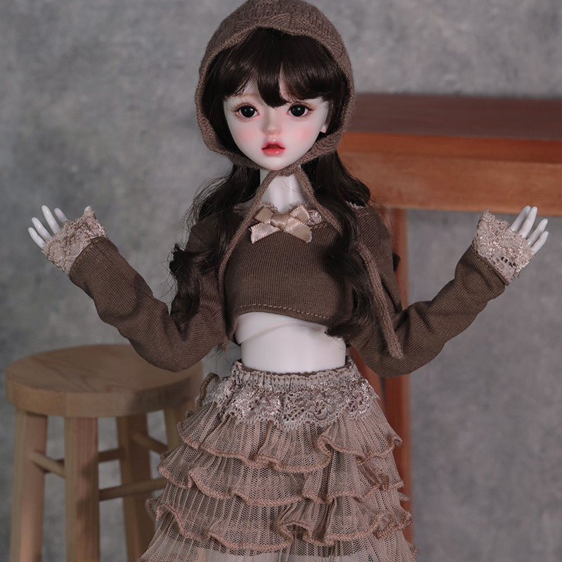 Full Set 1/4 Resin BJD Doll SD Ball Joint Doll Sexy Girl Women Handmade Gifts