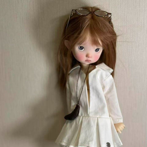 1/6 Full set BJD Doll Resin Jointed Nude Body Sweet Girl Eyes Face Makeup Gifts