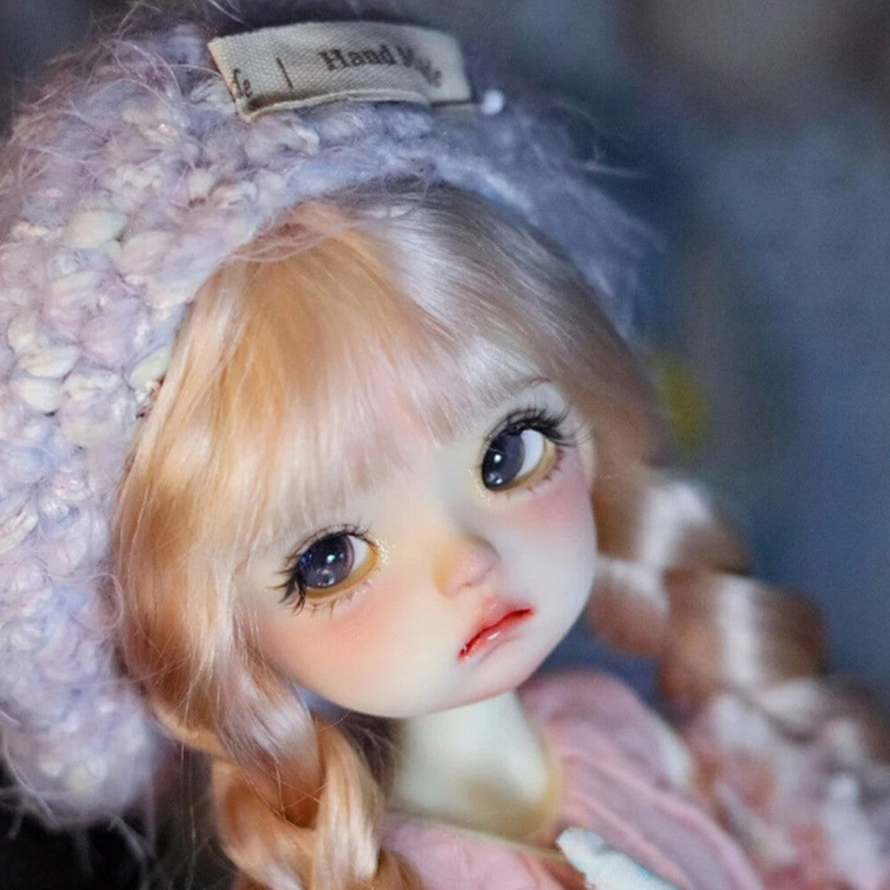 Articular Resin Nude 1/6 BJD Doll Unhappy Face Makeup Girl Birthday Gifts Toy