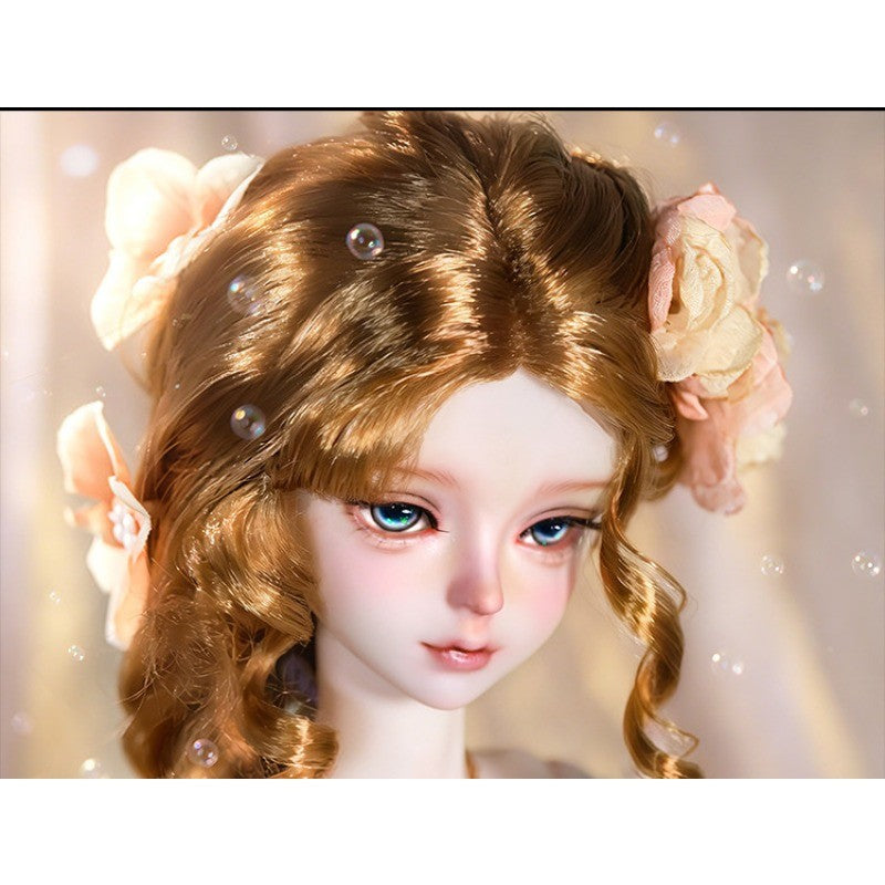 Full Set 1/4 Nude BJD Doll Resin Joint Mermaid Girl Exquisite Face Makeup Toy