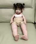 Custom Made Reborn Baby Doll 30Inch Hand-Rooted Hair Realistic Toddler Girl Art Collect Gift-