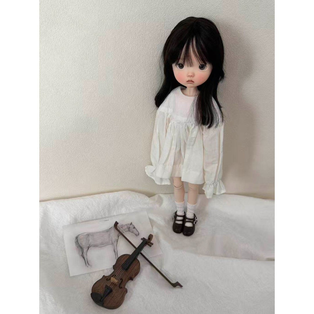 Handmade 1/6 BJD Doll SD Jointed Face up Eye Resin Girl Bare Doll Full Set Gifts