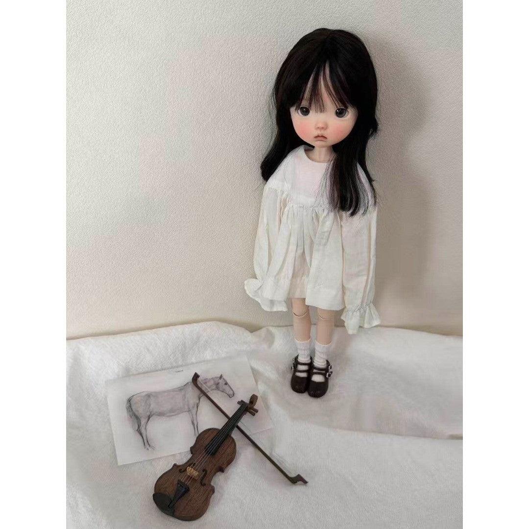 Handmade 1/6 BJD Doll SD Jointed Face up Eye Resin Girl Bare Doll Full Set Gifts
