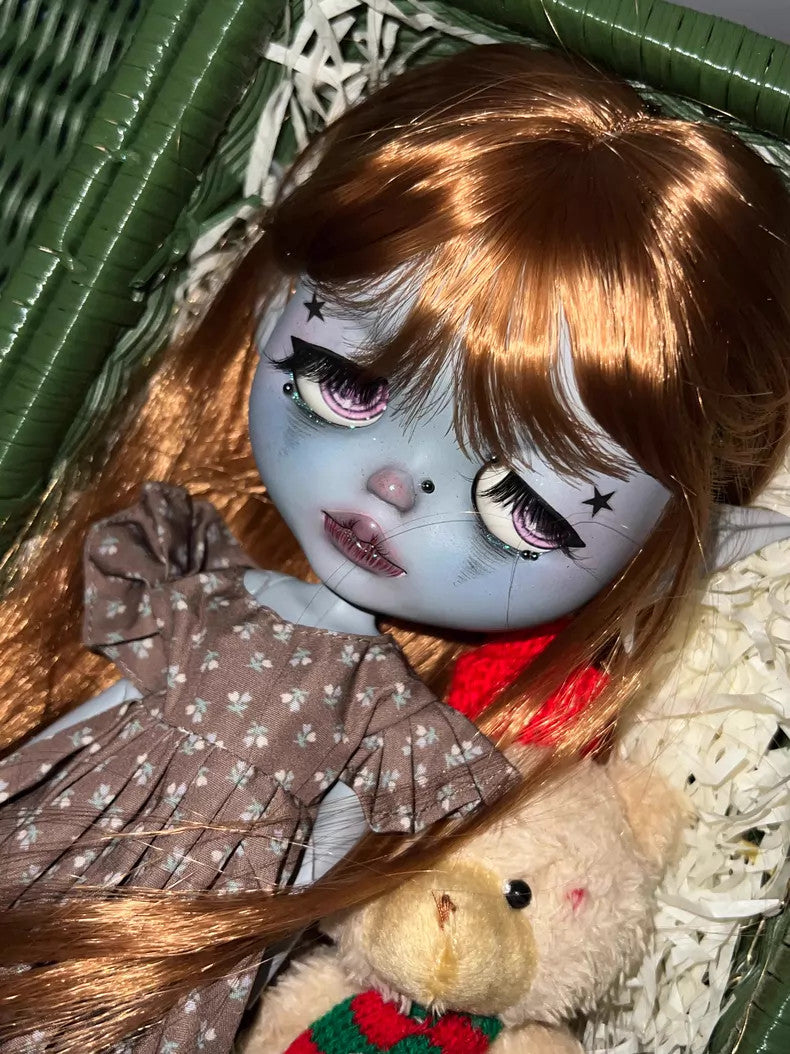 New Blythe Doll Custom With Outfits Wig Handmade Fantasy Girl 1/6 Dolls BJD Gift