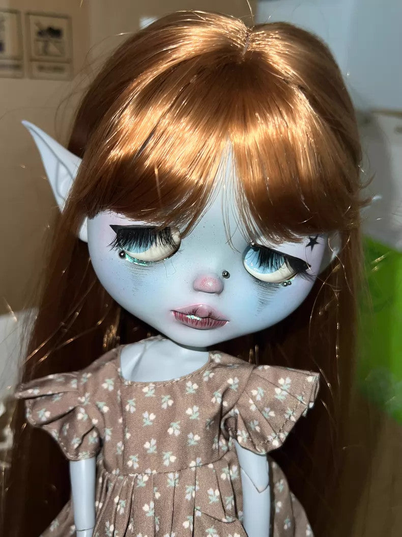 New Blythe Doll Custom With Outfits Wig Handmade Fantasy Girl 1/6 Dolls BJD Gift