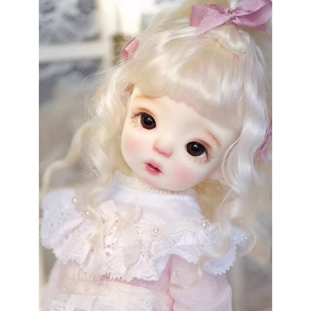 1/6 BJD Doll SD Resin Joint Eyes Face Makeup Cute Baby Girl Doll Bare Doll Gift