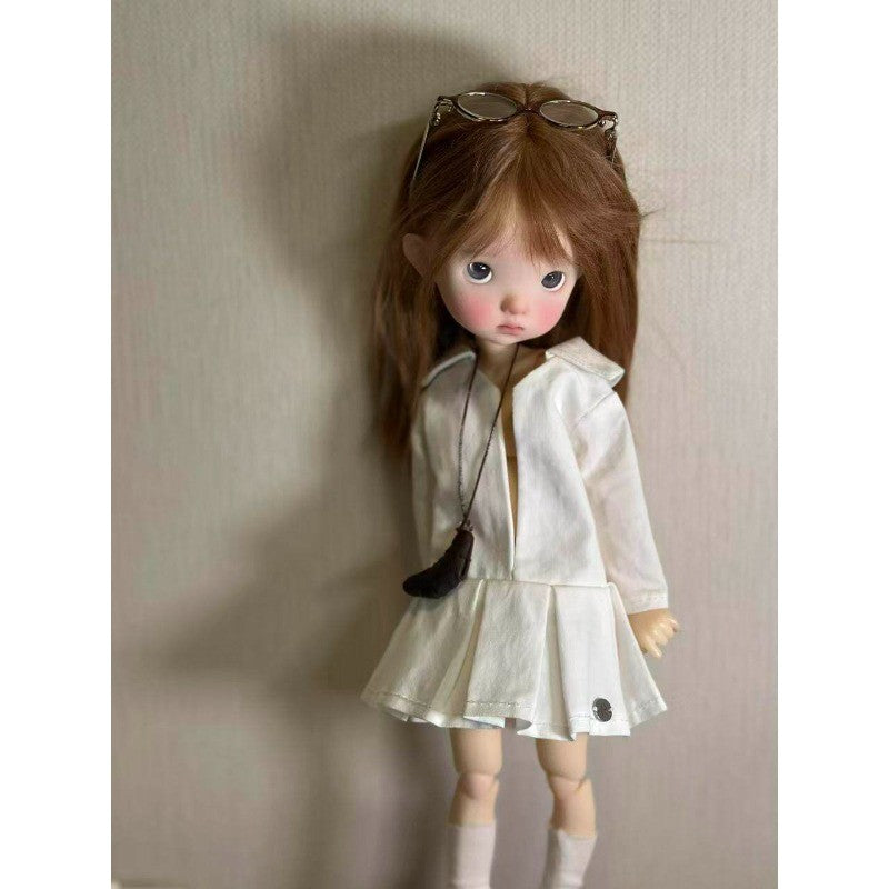 1/6 Full set BJD Doll Resin Jointed Nude Body Sweet Girl Eyes Face Makeup Gifts