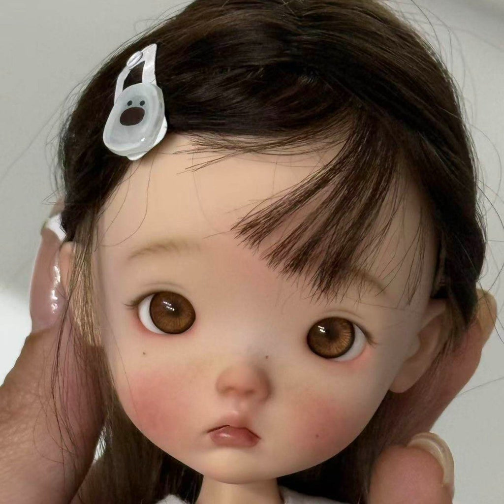 Handmade Girl BJD Bare Doll 1/6 Face Makeup Free Eyes Resin Ball Jointed Gifts