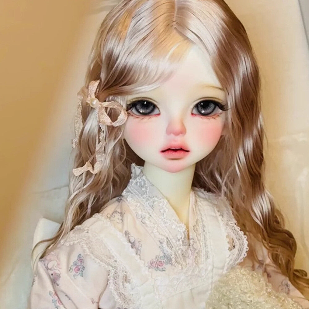 1/4 BJD Doll Delicate Facial Makeup Sweet Pure Girl Handmade Gifts Resin Joint