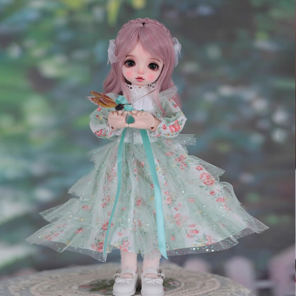 1/6 BJD Doll Ball Face Makeup Elvira Delicate Cute Girl Toy Joint Resin Gifts