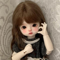 Handmade 1/6 BJD Doll Resin Joint Bare Doll Cute Girl Face Makeup Eyes DIY Gifts