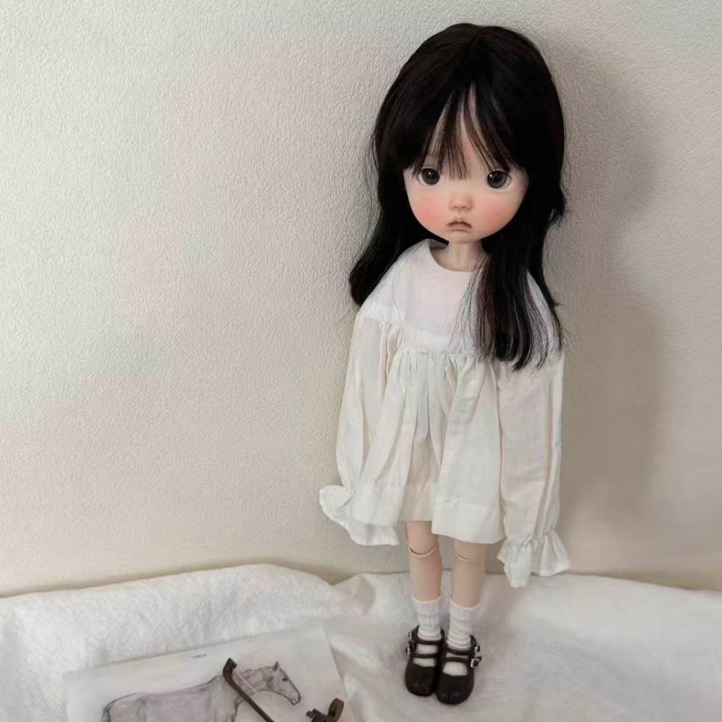 Handmade 1/6 BJD Doll SD Jointed Face up Eye Resin Girl Bare Doll Full Set Gifts