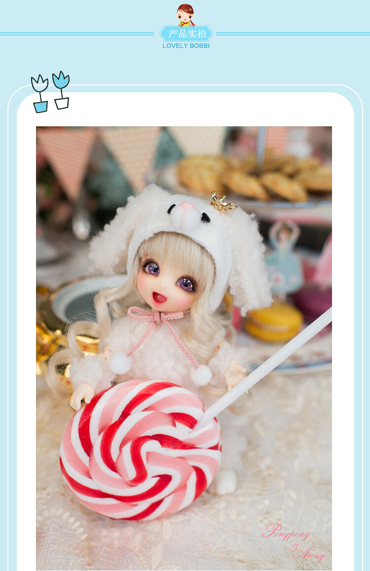 BJD 1/8 SD Doll Ball Jointed Girl + Face Makeup + Wigs + Clothes FULL SET Gift