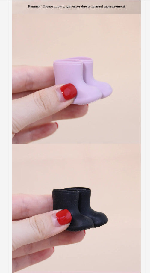 3.5cm*1.7cm Rain Shoes Blythe Boots BJD 1/6 Doll Accessories Fit OB22 OB24 Azone