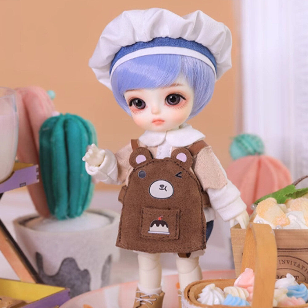 1/8 BJD Doll Ball Joint Doll Resin Cook Rubele Girl Bare Doll Handmade Gifts Toy