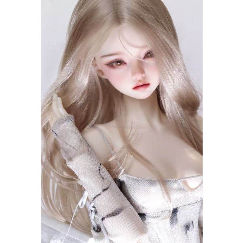 Resin 1/3 BJD Doll Joints Bare Doll Exquisite Girl Big Eyes Face Makeup DIY Gift