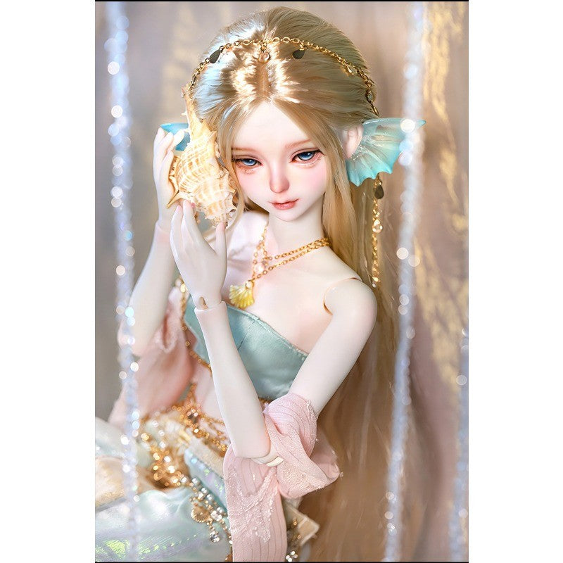 Full Set 1/4 Nude BJD Doll Resin Joint Mermaid Girl Exquisite Face Makeup Toy