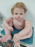 Custom Made Artist Gensis Painted Unassembled 28" Realistic Reborn Baby Doll Toddler Boy Rooted Hair DIY Toys Gift