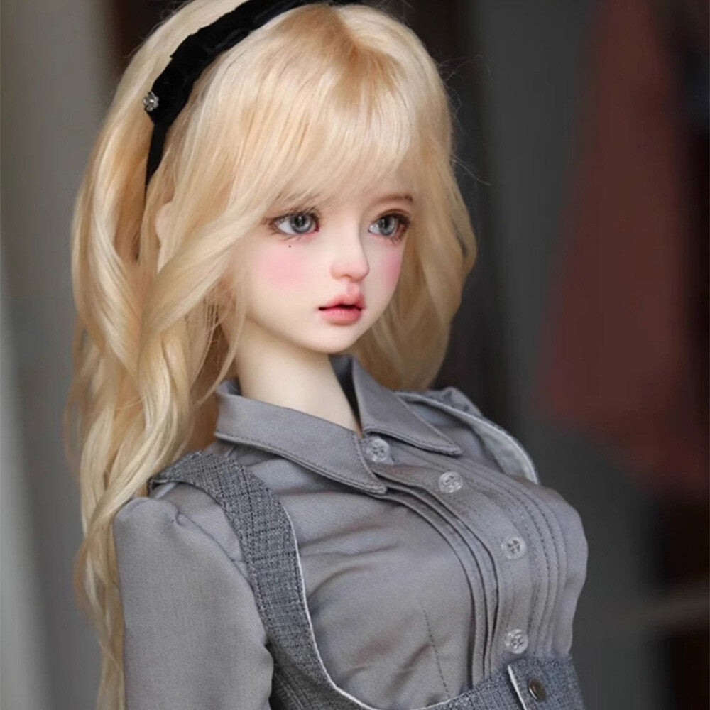 1/4 BJD Doll SD Resin Joint Eyes Face Makeup Elegance Girl Bare Doll Xmas Gift